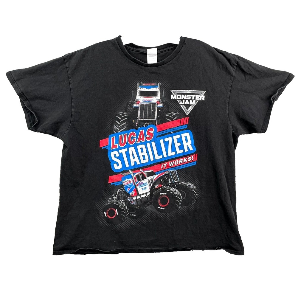 Delta Monster Jam Lucas Stabilizer T-Shirt Mens XL Streetwear Racing Graphic Tee